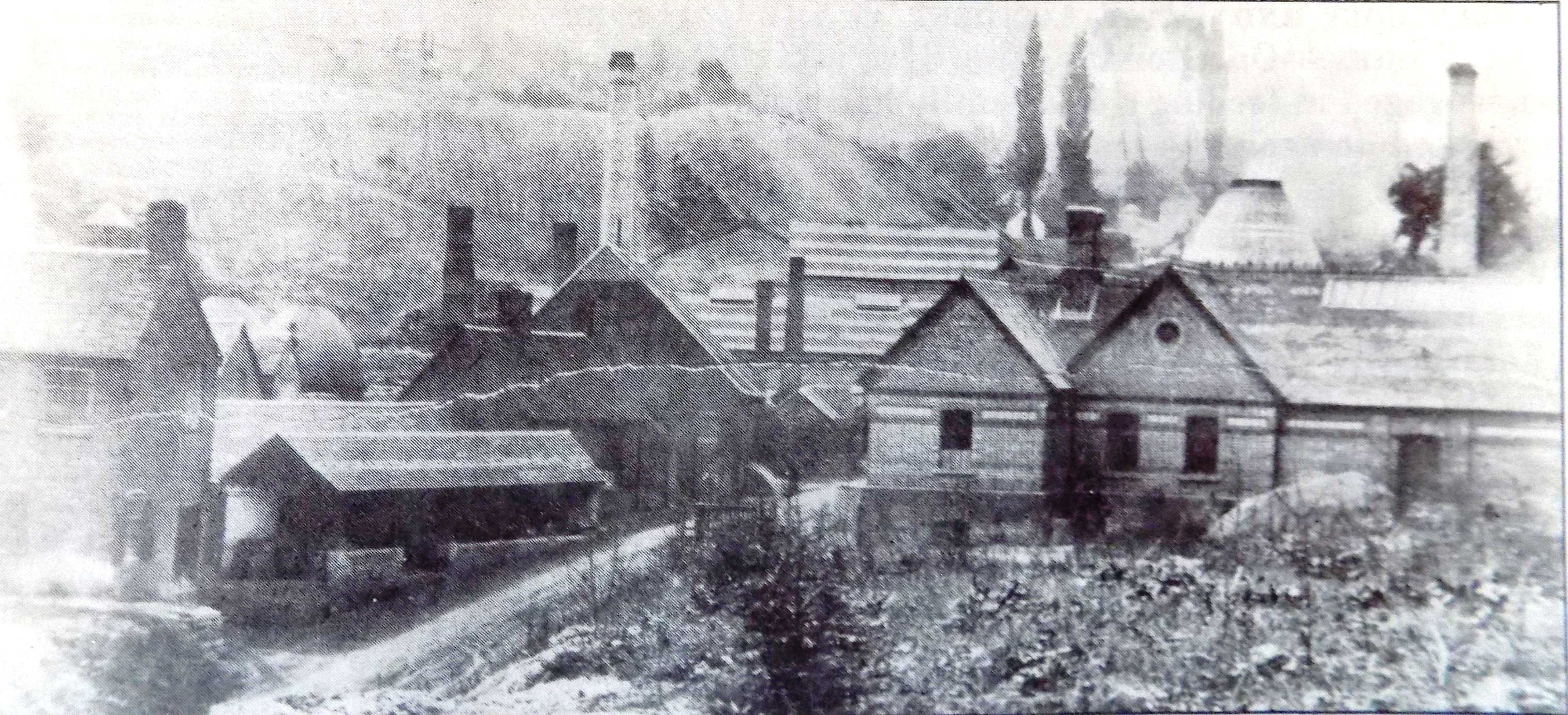 Maw’s original tile works, up the Bridge bank just above the water wheel
