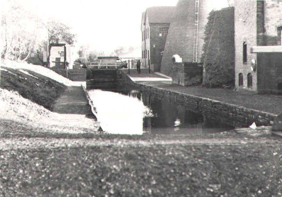 The restored canal beside the former China Works buildings