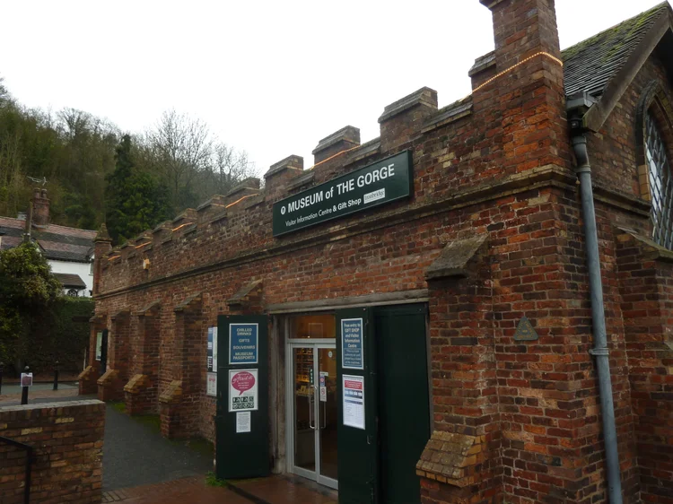 The entrance as most visitors know it, with the visitor information centre and gift shop inside
